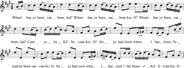 braes-o-killicrankie sheet music