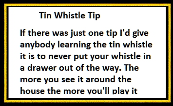 Tin whistle tip