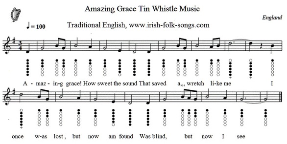 Amazing grace sheet music easy version