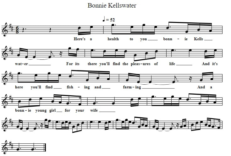 Bonnie Kellswater Sheet Music
