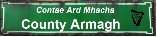 County Armagh Road Sign