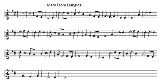Mary from dungloe sheet music
