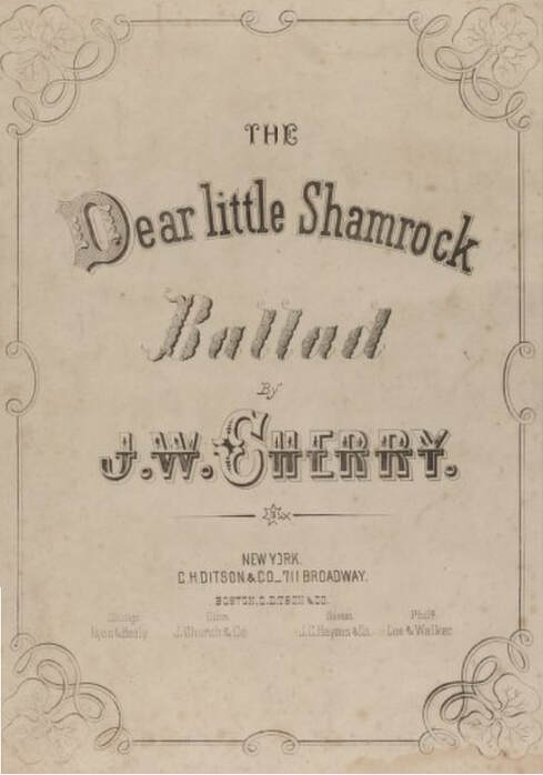 The dear little shamrock original Irish song