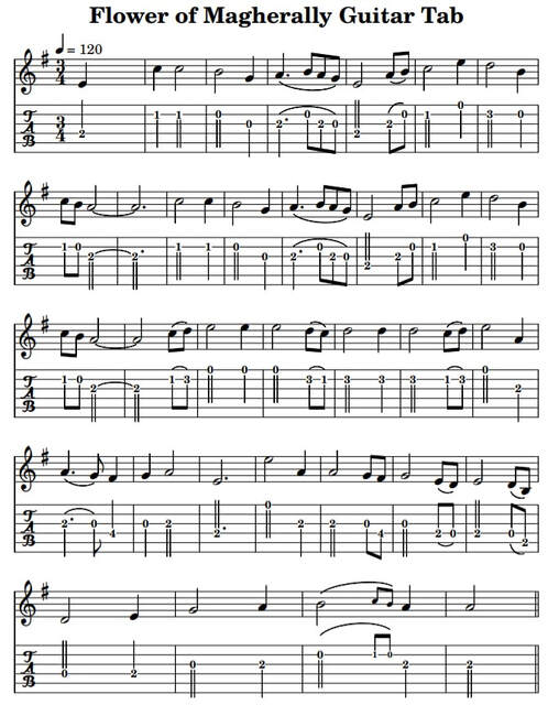The flower of Magherally guitar tab