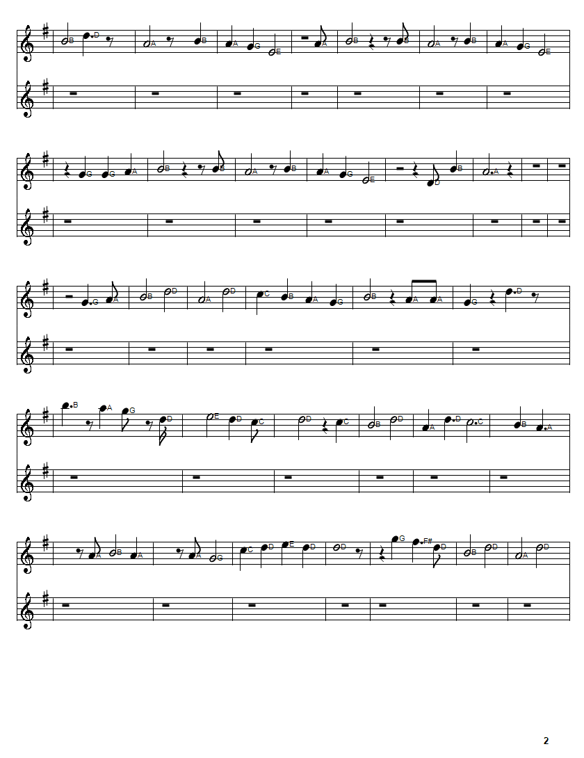 This is a rebel song sheet music part two