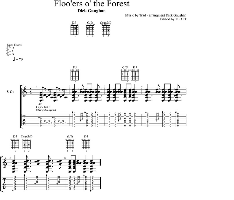The Flowers Of The Forest  guitar tab