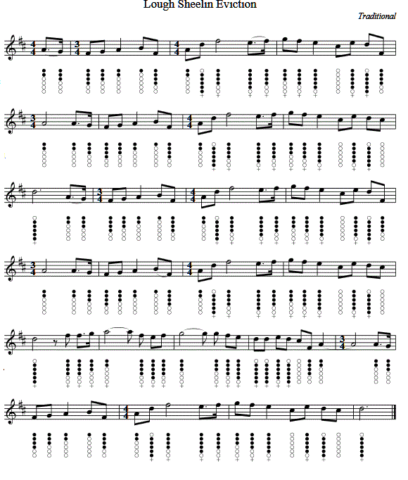 Lough sheelin side sheet music