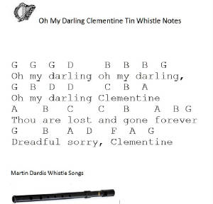 Oh My Darling Clementine letter notes