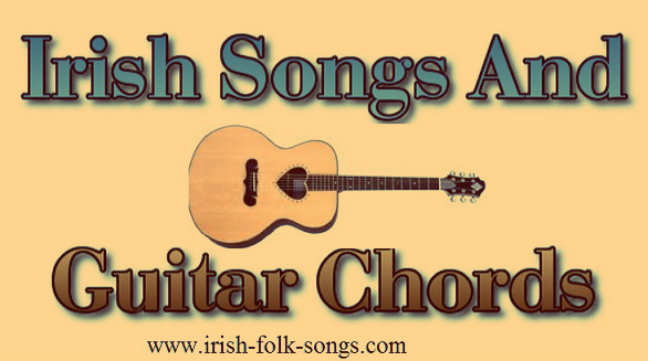 Irish folk song with guitar chords