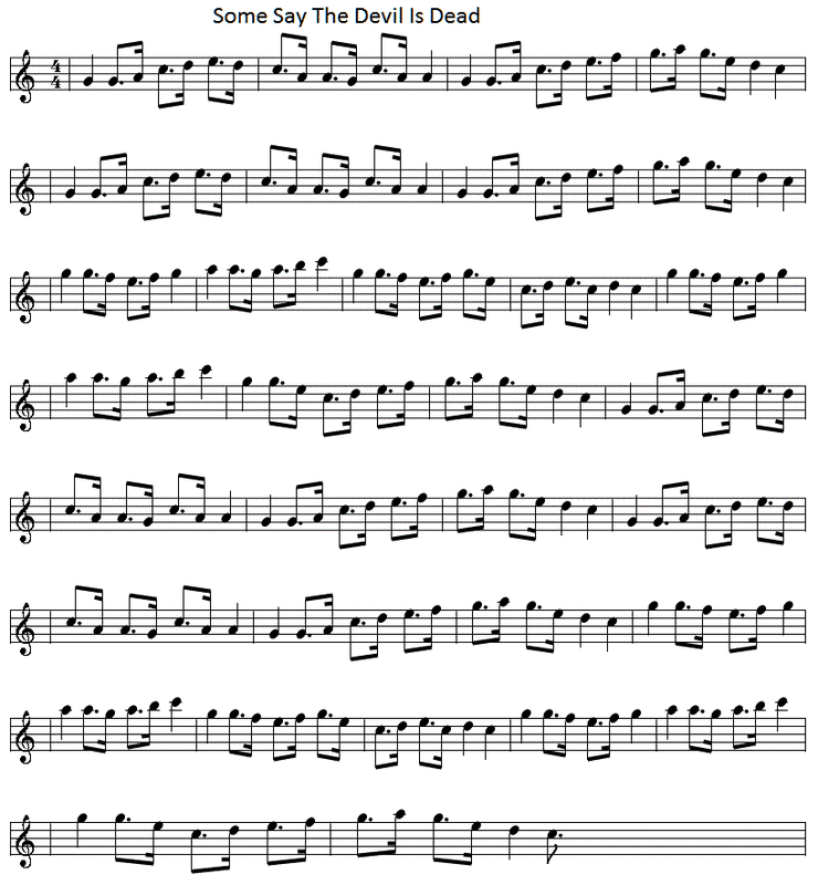 Some say the Devil is dead sheet music by The Wolfe Tones