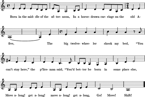 Go move shift sheet music by Christy Moore