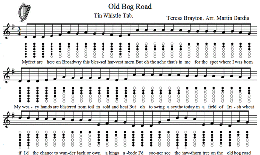The Old Bog Road Sheet Music