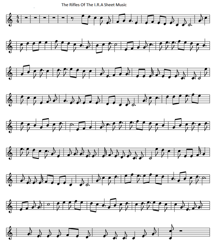 The rifles of the I.R.A. sheet music