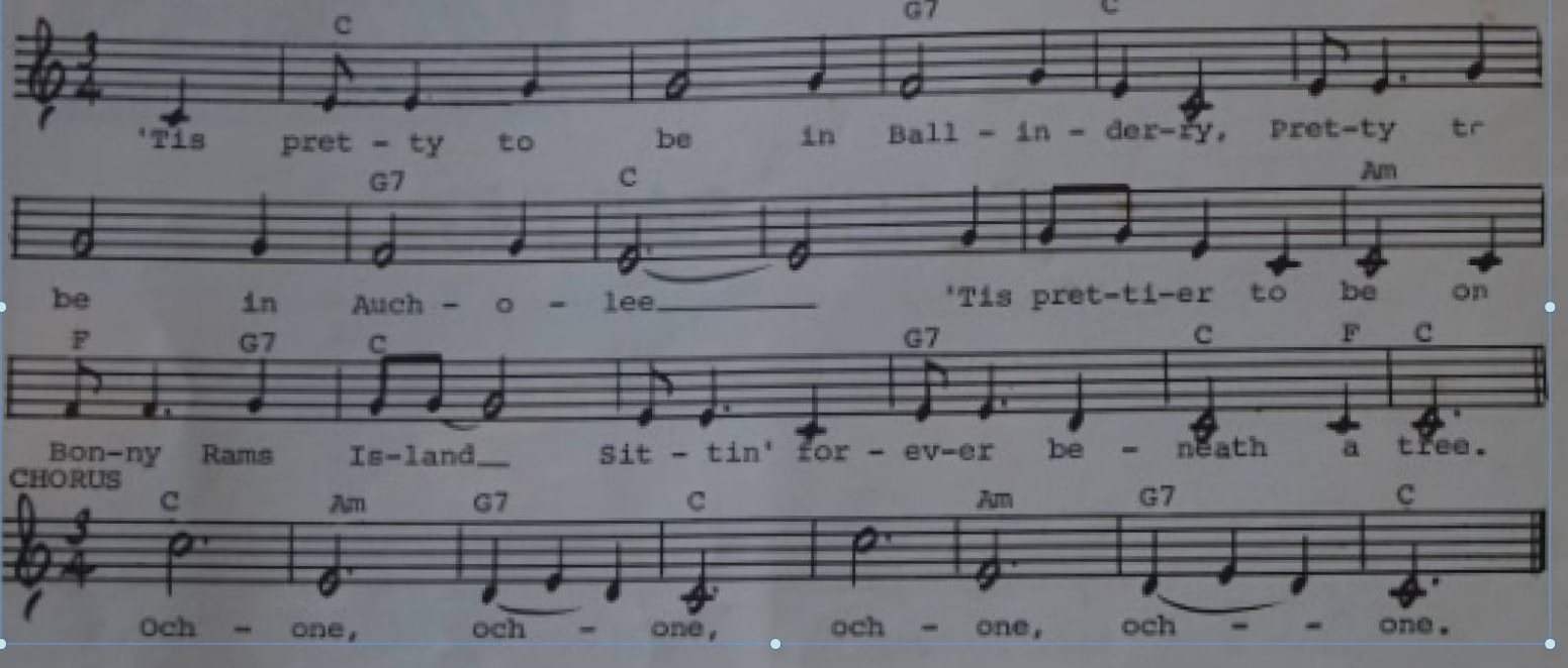 Ballinderry sheet music score