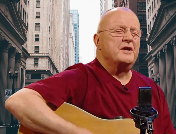 Christy Moore Playing Guitar