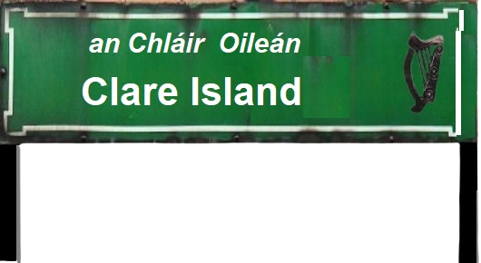 Clare Island Old Road Sign