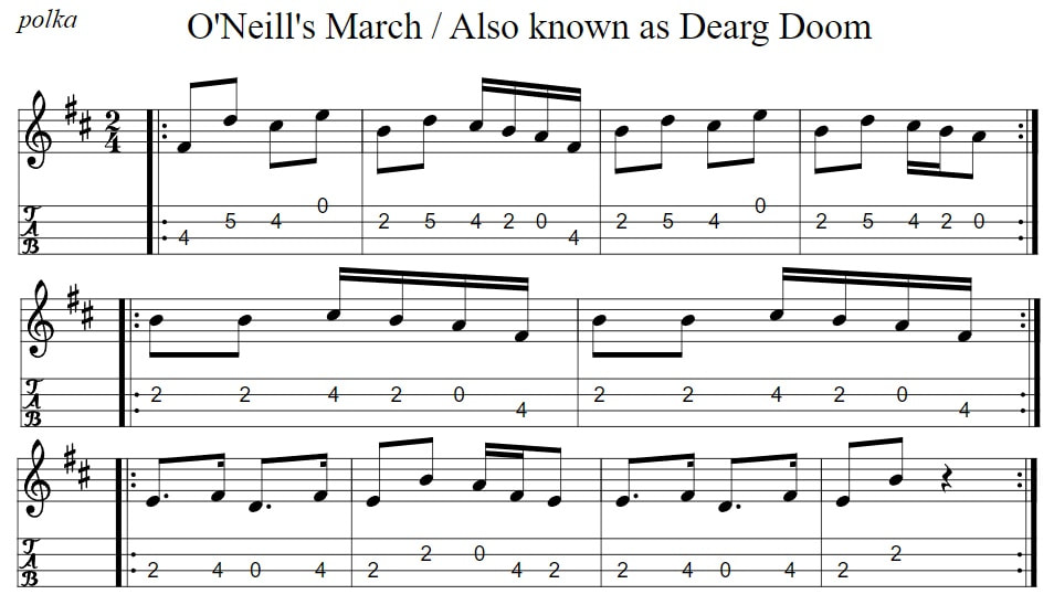 Dearg Doom Guitar Chords And Lyrics by Horslips - Irish folk songs