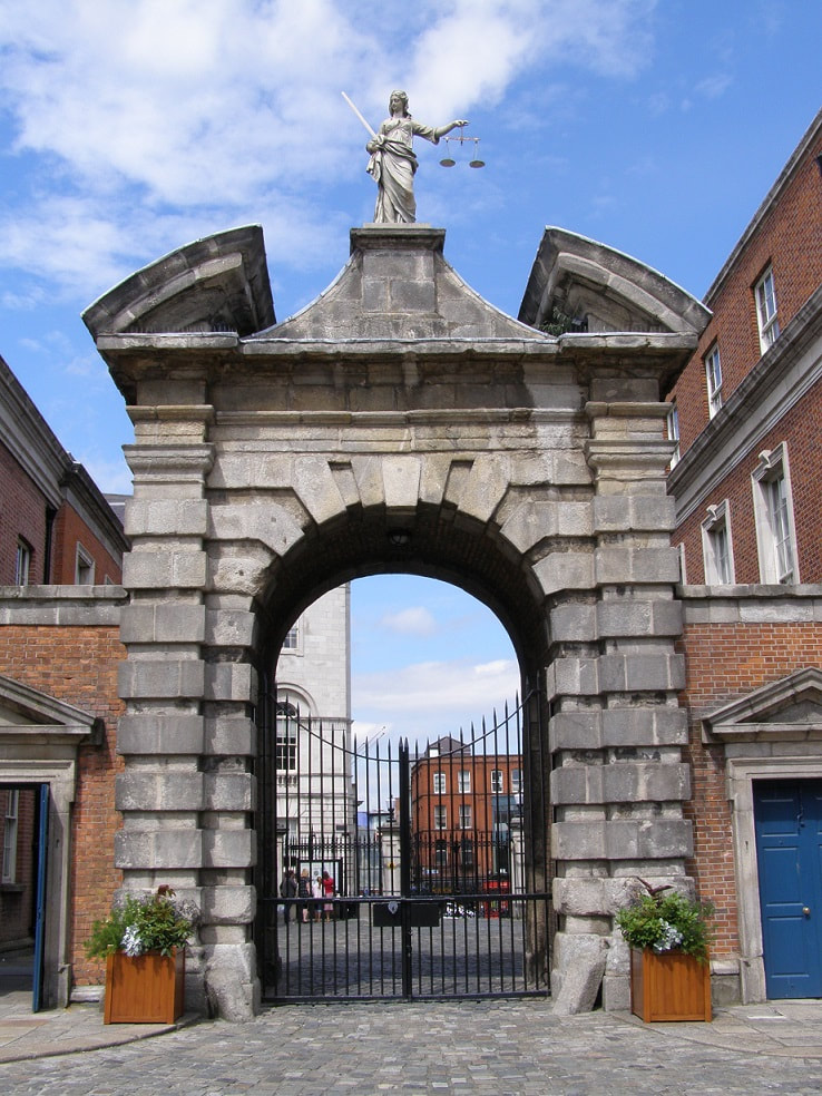 Dublin Castle Gates and Arch