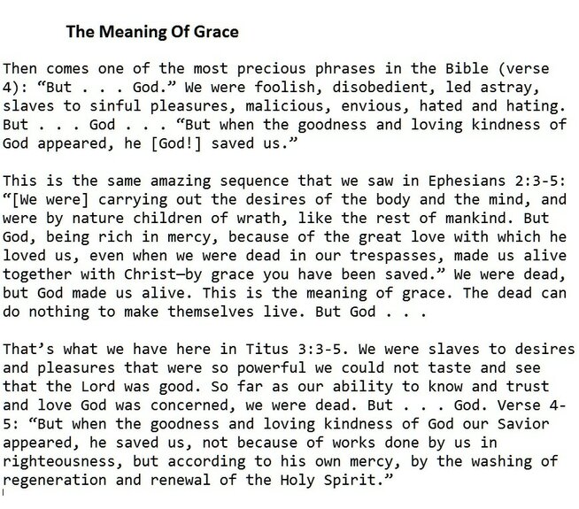The meaning of Amazing Grace