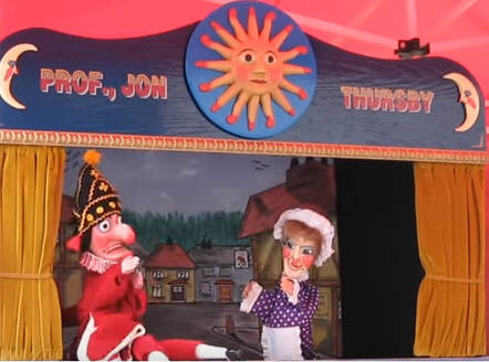 Old punch and judy show 