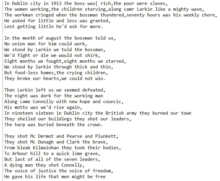 James Larking lyrics