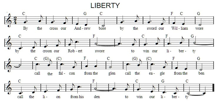 Liberty sheet music