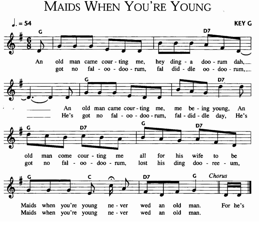 Maids when your young sheet music lyrics and chords