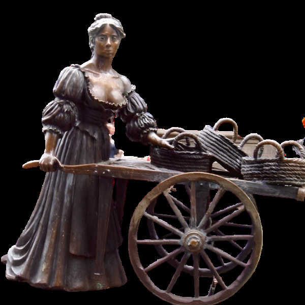 Molly Malone with cart