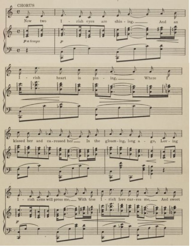 Moonlight in Mayo sheet music, original copy