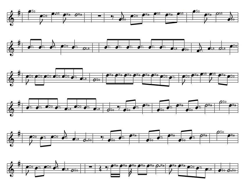 Ob La De sheet music by the Beatles in G Major part 2