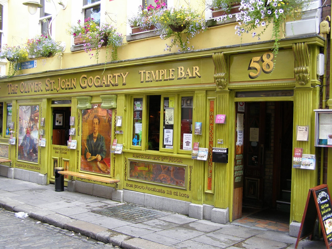 The Oliver St. John Gogarty Pub In Dublin Ireland