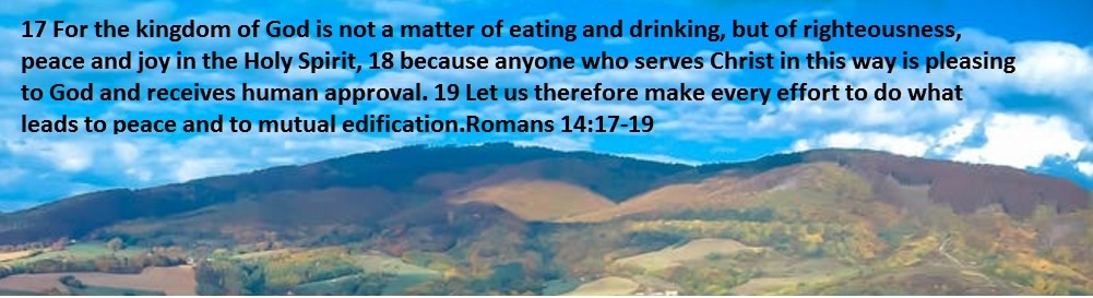 Romans 14:17-19 The Bible