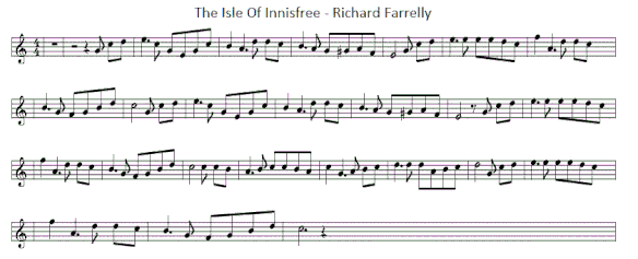 The Isle of Innisfree sheet music