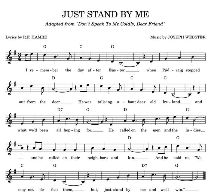 Just stand by me sheet music