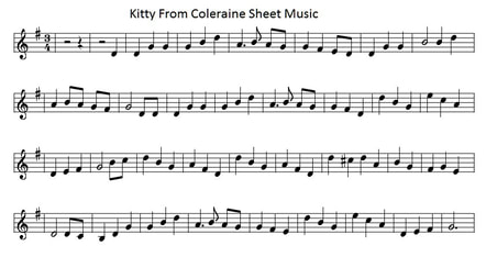 Kitty of Colraine sheet music