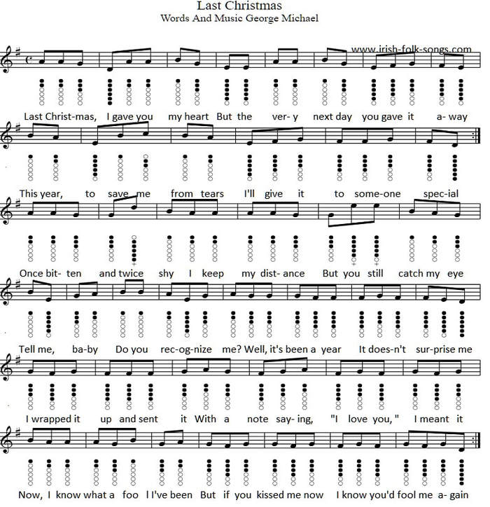 Christmas Tin Whistle Notes In Key Hyppeu Christmasholidays Info