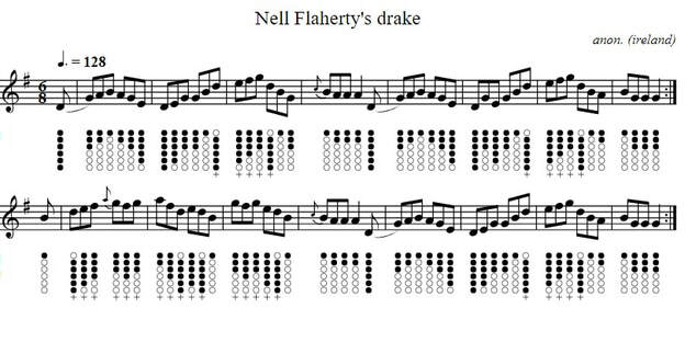 NELL FLAHERTY’S DRAKE sheet music