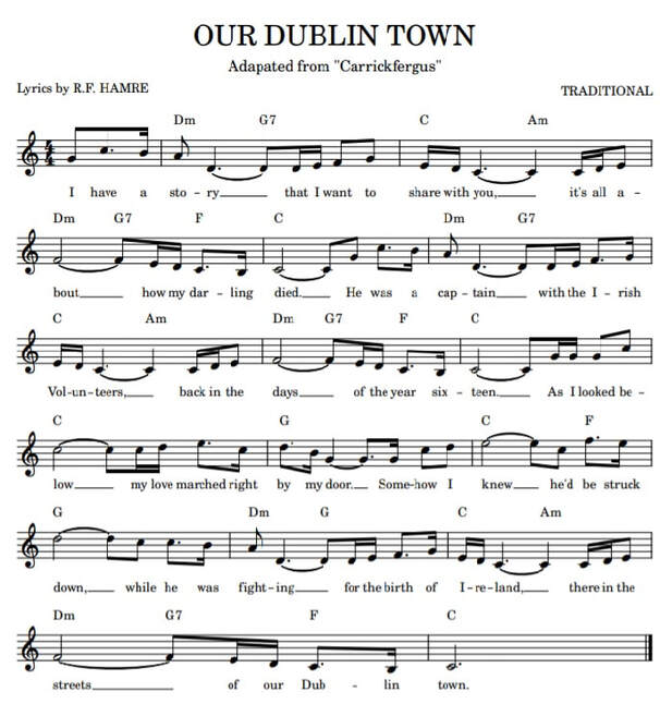 Our Dublin Town sheet music