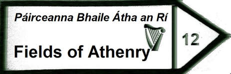 The fields of Athenry Road Sign