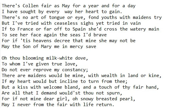 Snowy breasted pearl song lyrics