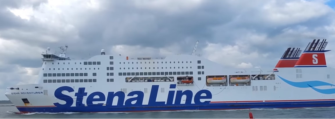 Stenaline boat to Liverpool from Dublin