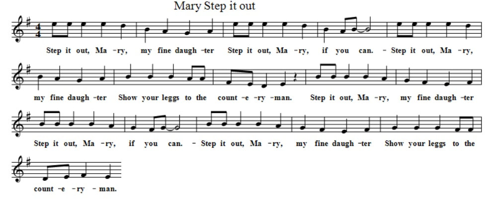 Step it out Mary sheet music