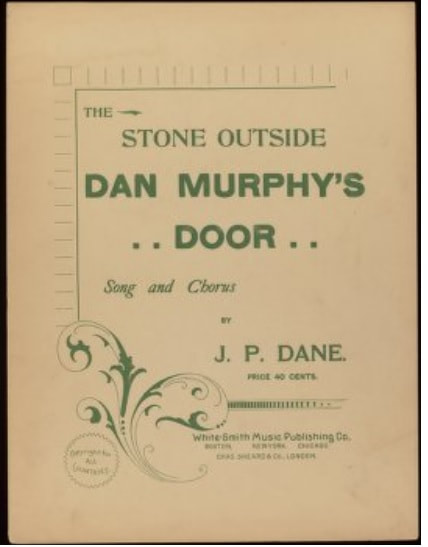 The stone outside dan murphy's door original Irish ballad