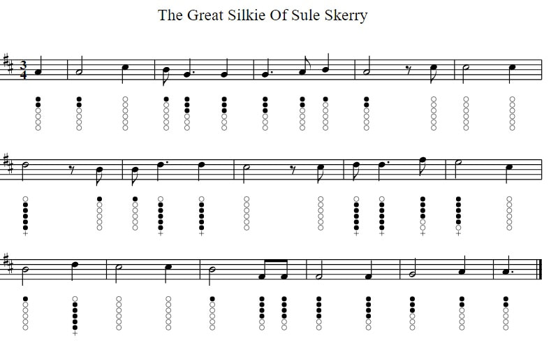 The great silkie sheet music in D Major