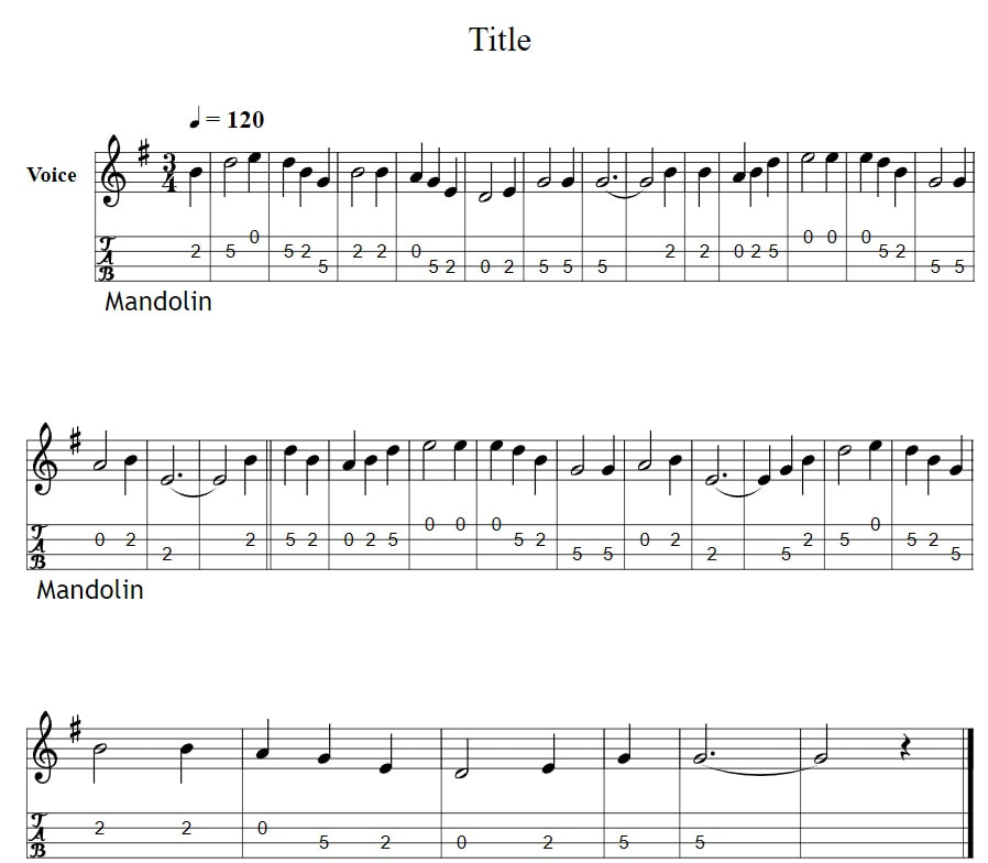 The hills of Glenswilly mandolin sheet music tab