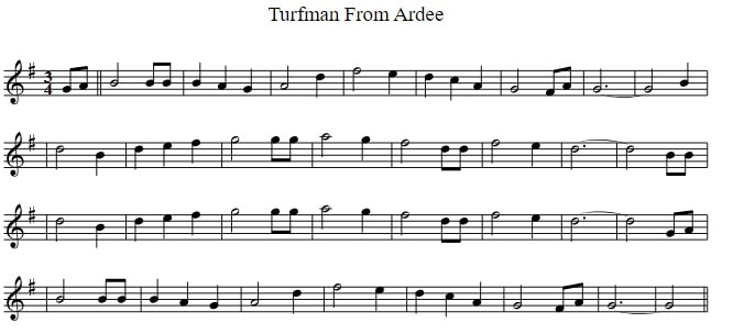 Turfman from Ardee sheet music